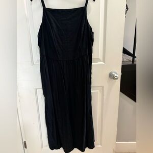 Chic Black Eyelet Dress